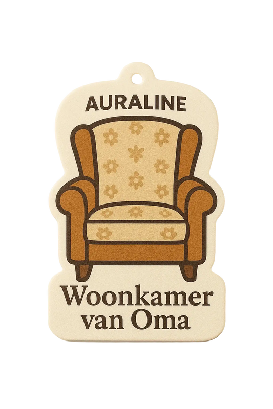 Woonkamer van Oma Auto Parfum